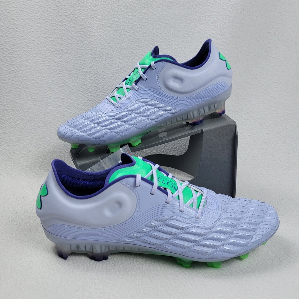 Under Armour Magnetico Elite 3 FG Celeste Vapor Green Soccer Cleats Men's 9.5